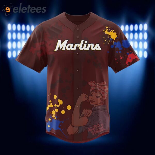 Marlins Venezuelan Heritage Celebration Jersey Giveaway 2024