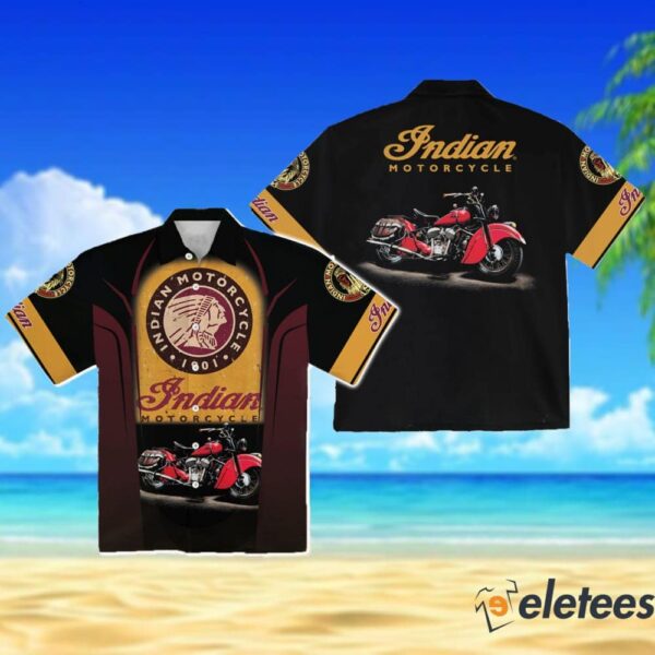 Motorcycle Indian Hawaiian Shirt