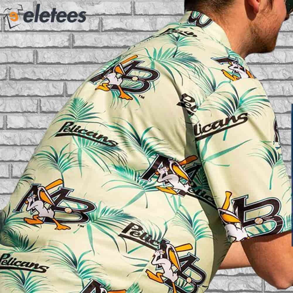 Myrtle Beach Pelicans 1999 Logo Hawaiian Shirt Giveaway 2024