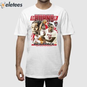 NC State Basketball DJ Burns Jr Shirt