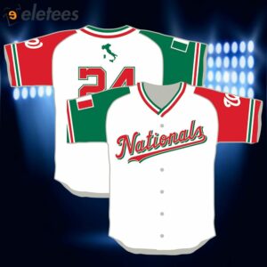 Nationals Itailian Heritage Day Jersey Giveaway 20241
