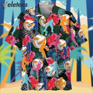 Netball Tropical Hawaiian Shirt