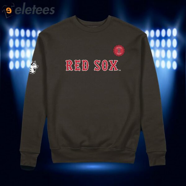 Northeastern University Red Sox Crewneck Sweatshirt Giveaway 2024