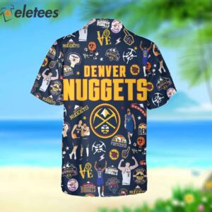 Nuggets Basketball Love Fan Hawaiian Shirt 3