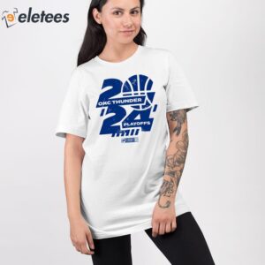 Okc Thunder Playoffs 2024 Shirt 2