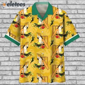 Parot Cricket Hawaiian Shirt1