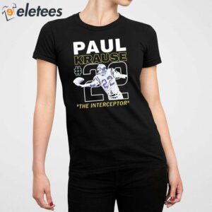 Paul Krause The Interceptor 22 Shirt 2