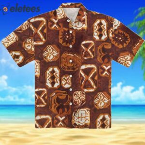 Penney Vintage 70s Bark Cloth Hawaiian Shirt
