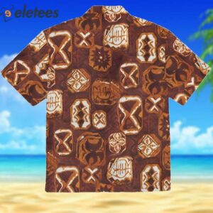 Penney Vintage 70s Bark Cloth Hawaiian Shirt 2