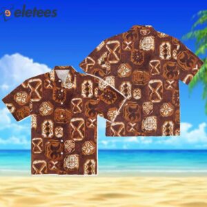 Penney Vintage 70s Bark Cloth Hawaiian Shirt 3