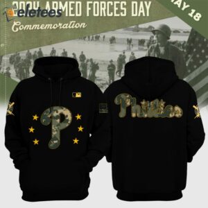 Phillies 2024 Armed Forces Day hoodie