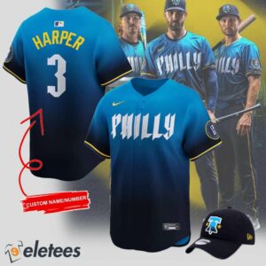 Phillies Blue 2024 City Connect Baseball Jersey