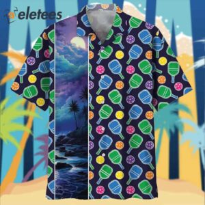 Pickleball Color Hawaiian Shirt