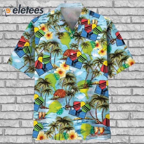 Pickleball Tropical Hawaiian Shirt