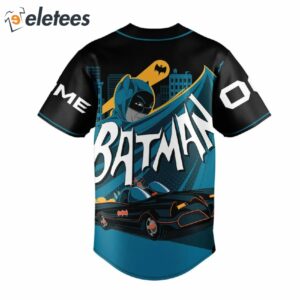 Quick To The BatCave Batman Custom Name Baseball Jersey2