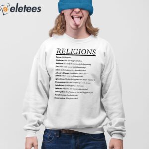 Religions Taoism Shit Happens Hinduism This Shit Happened Before Shirt 4
