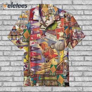 Retro Baseball Lovers Hawaiian Shirt1