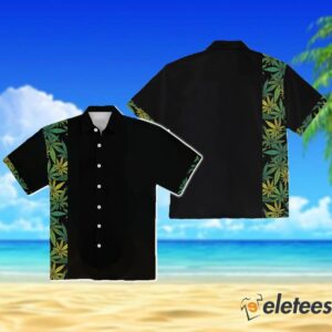 Retro Cannabis Marijuana Hawaiian Shirt 3