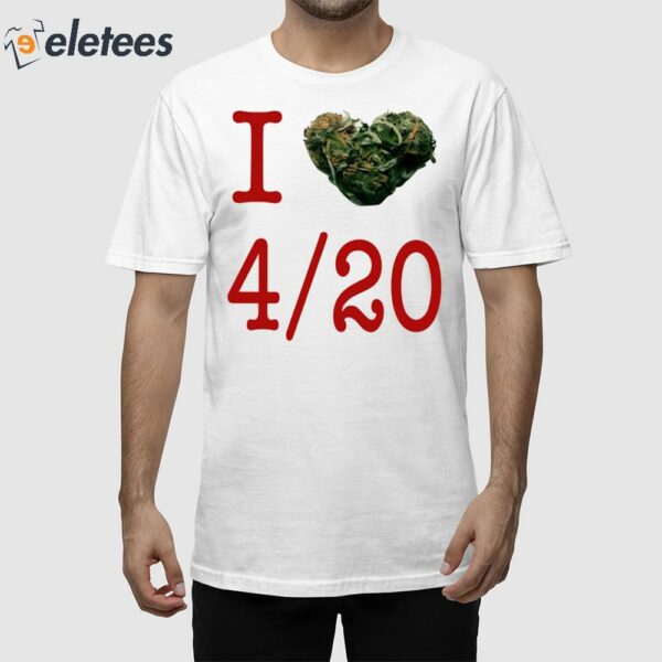 Rihanna I Love 420 Day Shirt