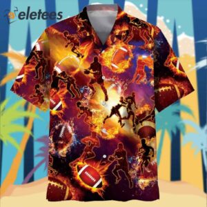 Rugby Fire Hawaiian Shirt