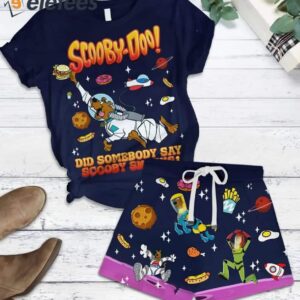 Scooby Doo Did Somebody Say Scooby Snacks Pajamas Set