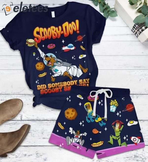 Scooby Doo Did Somebody Say Scooby Snacks Pajamas Set