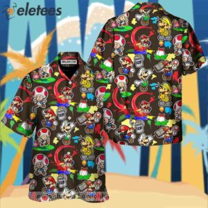 Super Mario Hawaiian Shirt