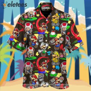 Super Mario Hawaiian Shirt1
