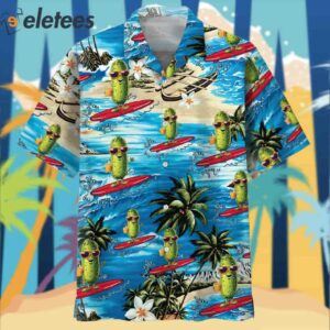 Surfing Pickle Hawaiian Shirt