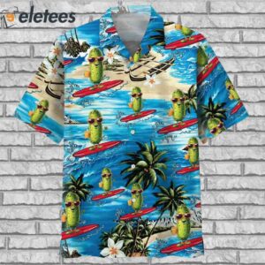 Surfing Pickle Hawaiian Shirt1
