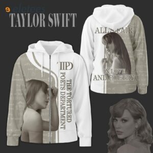Taylor The Tortured Poets Department Alls Fair In Love And Poetry 3D Hoodie