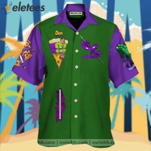 Teenage Mutant Ninja Turtles Donatello Hawaiian Shirt1