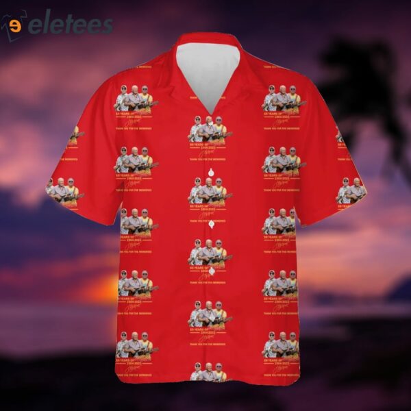 Thanks For the Memories Jimmy Buffett Hawaiian Shirt