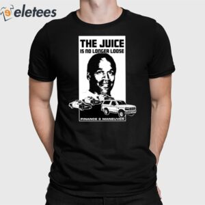 The Juice Is No Long Loose Finance And Maneuver Shirt