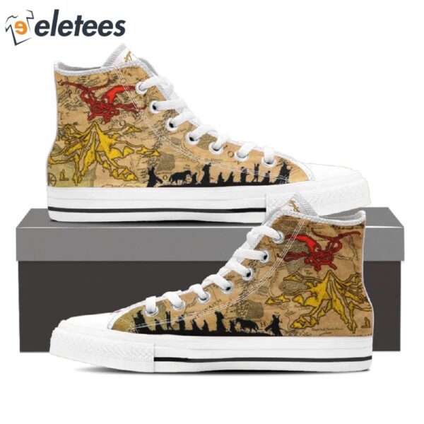 The Lord of the Rings High Top Canvas Shoes