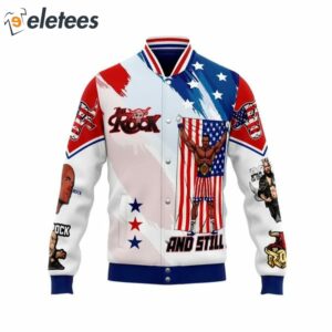 The Rock Just Bring It Baseball Jacket2