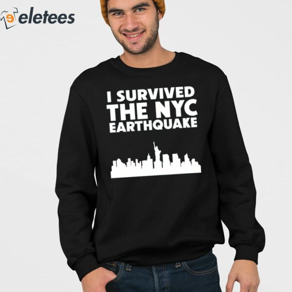 Thevulgarchef I Survived The Nyc Earthquake 2024 Shirt