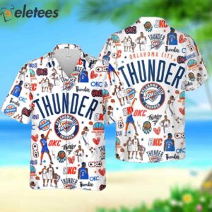 Thunder OKC Basketball Love Fan Hawaiian Shirt