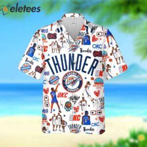 Thunder OKC Basketball Love Fan Hawaiian Shirt 2