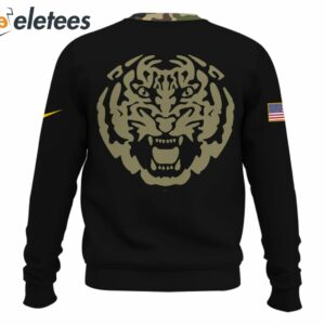 Tigers Clyde Edwards Helaire Veteran Sweatshirt2