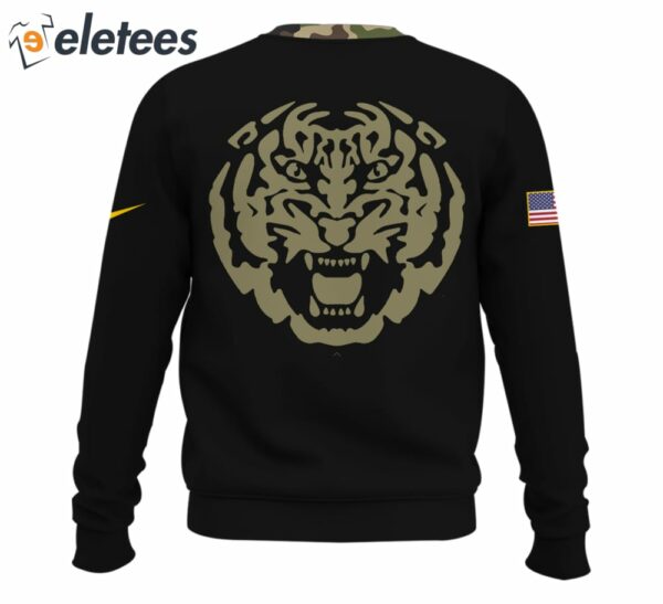 Tigers Clyde Edwards-Helaire Veteran Sweatshirt