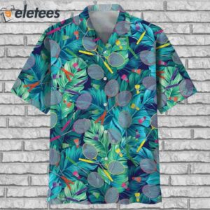 Tropical Badminton Hawaiian Shirt1