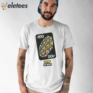 UNO +100 Card Shirt