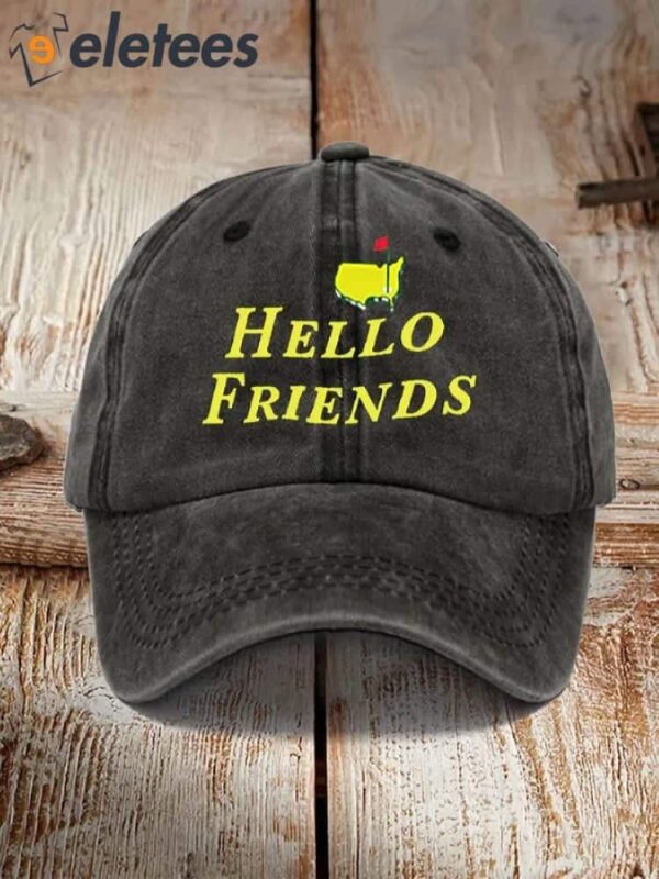 Unisex Hello Friends Masters Tournament 2024 Golf Lovers Hat