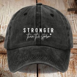 Unisex Stronger Than The Storm Hat