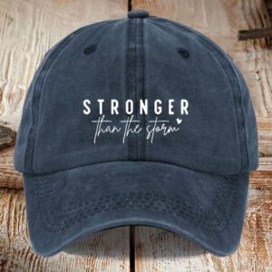 Unisex Stronger Than The Storm Hat1
