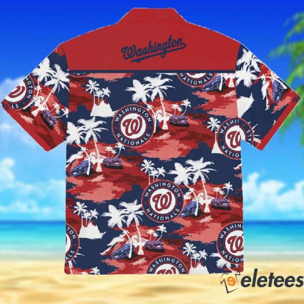 Washington Nationals Tropical Hawaiian Shirt