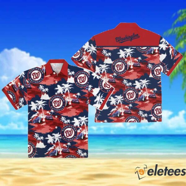 Washington Nationals Tropical Hawaiian Shirt