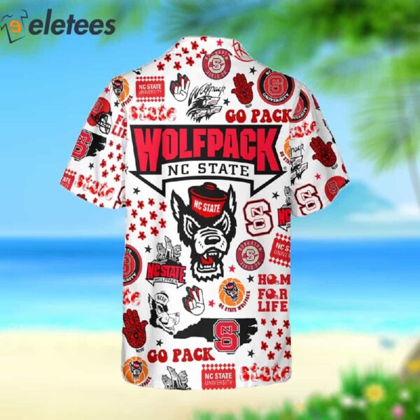 Wolfpack Go Pack Love Fan Hawaiian Shirt