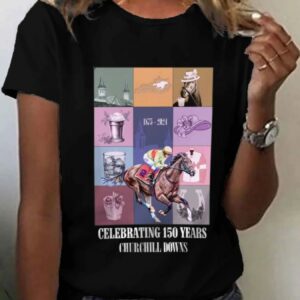 Women’s Derby Day 150 Years Print Crew Neck T-Shirt